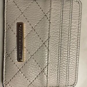 Poppy & Peonies Quilted Light Grey Wallet
